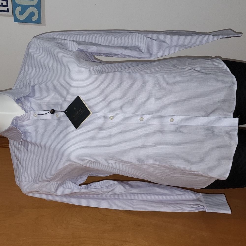 Brooks Brothers Non-Iron Stretch Long Sleeve Dress Shirt Sz. 12